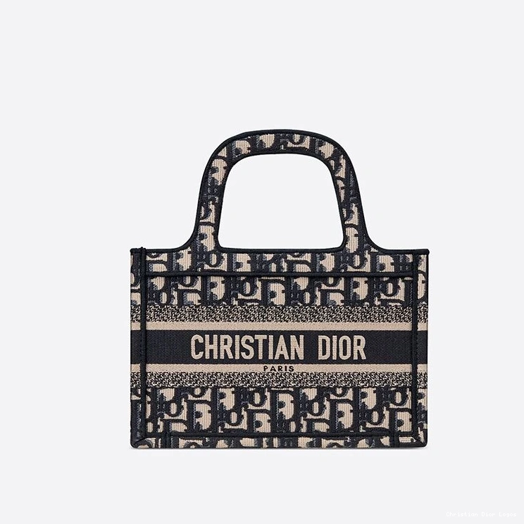 Cheap Tote Dior Motif Canvas Book Blue Mini Oblique 0725 Luxury